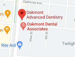 Oakmont Advanced Dentistry Google Map